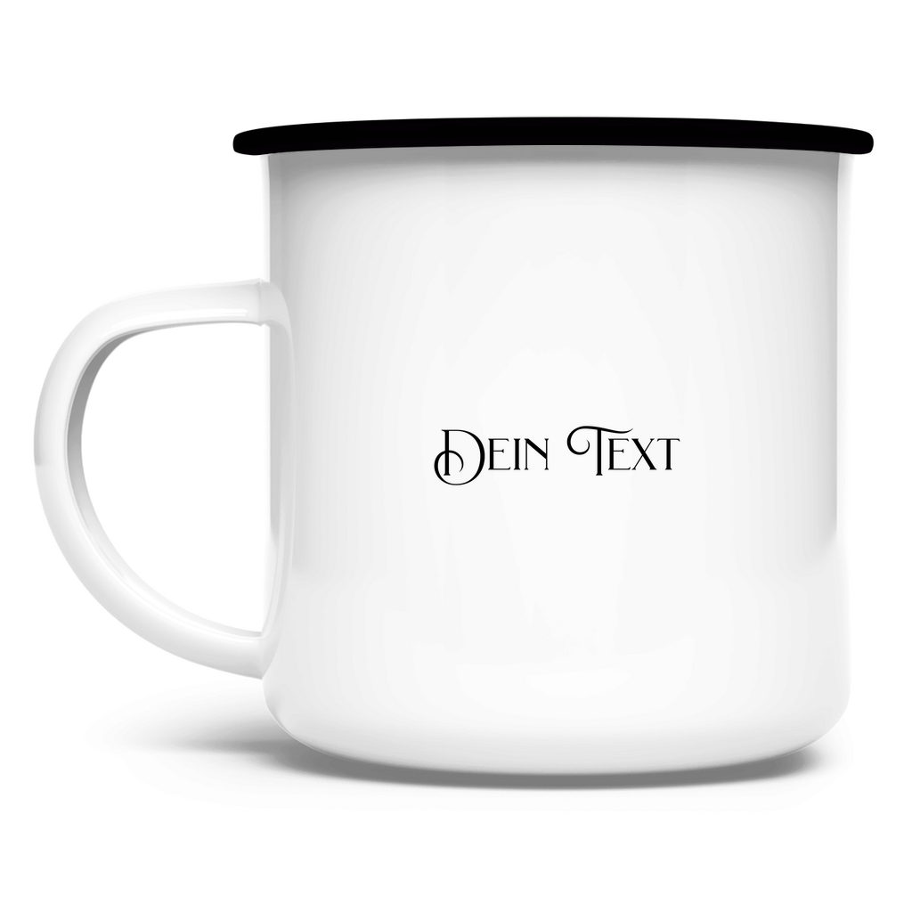 Emaille Tasse .