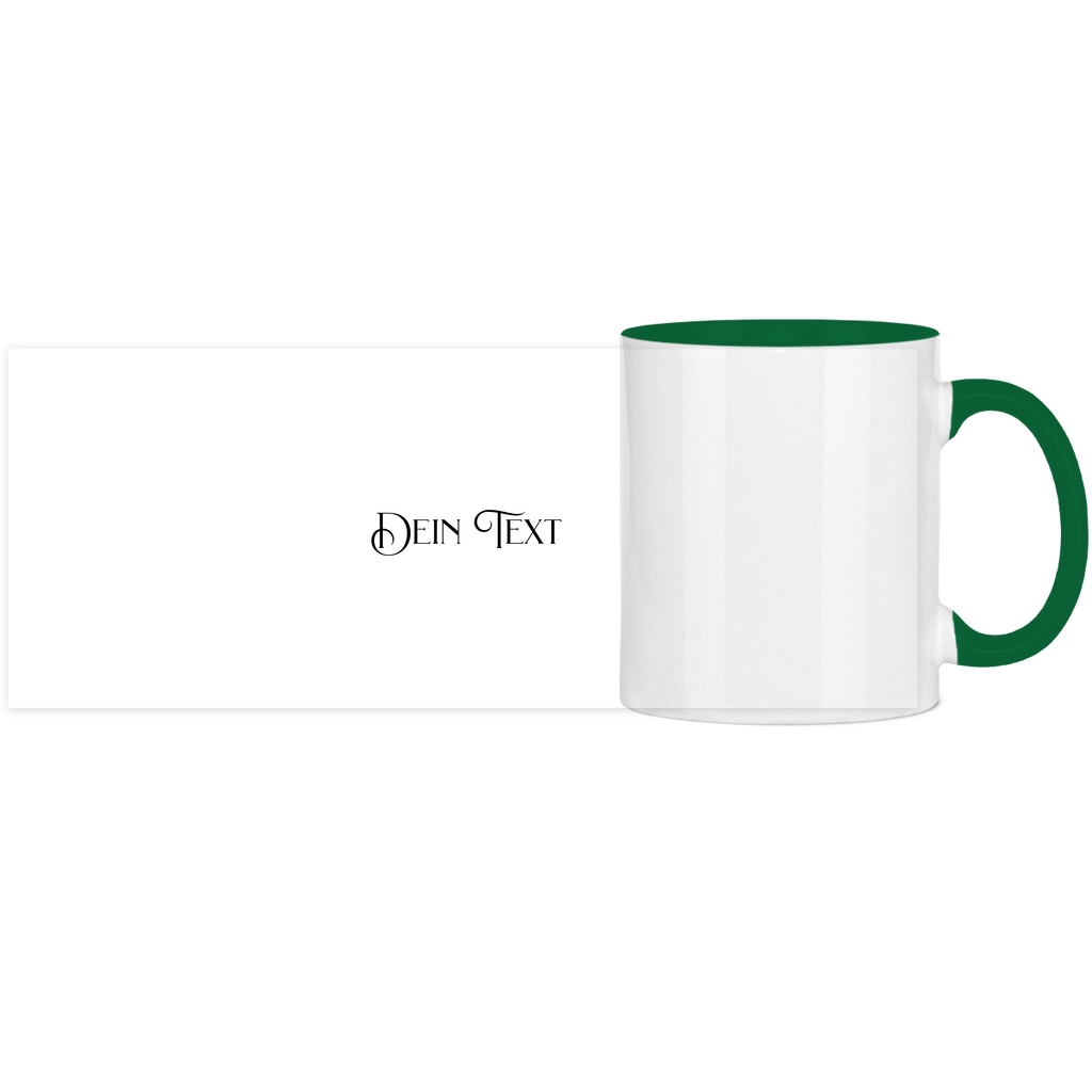 Panorama Tasse zweifarbig