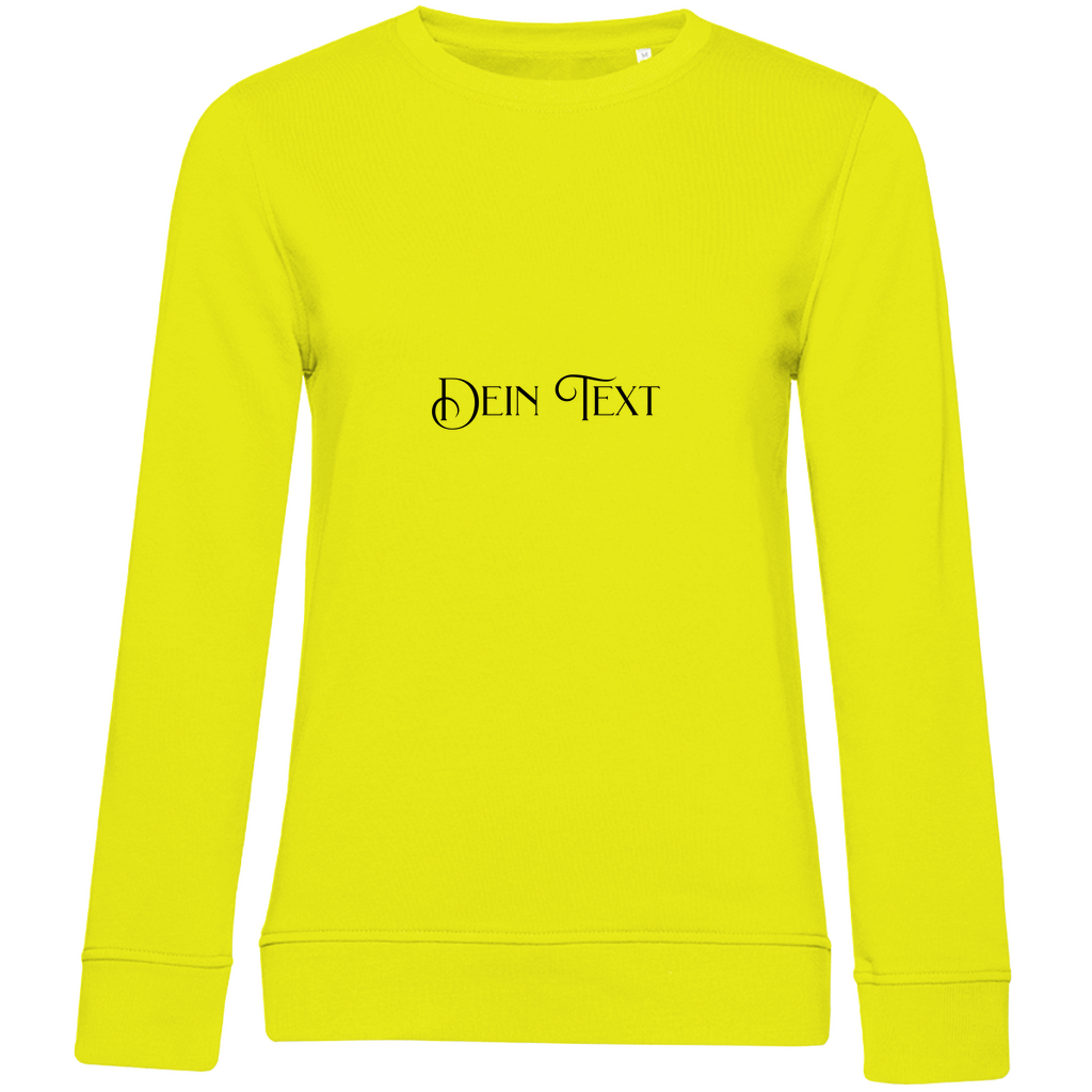Damen Premium Bio Sweatshirt .