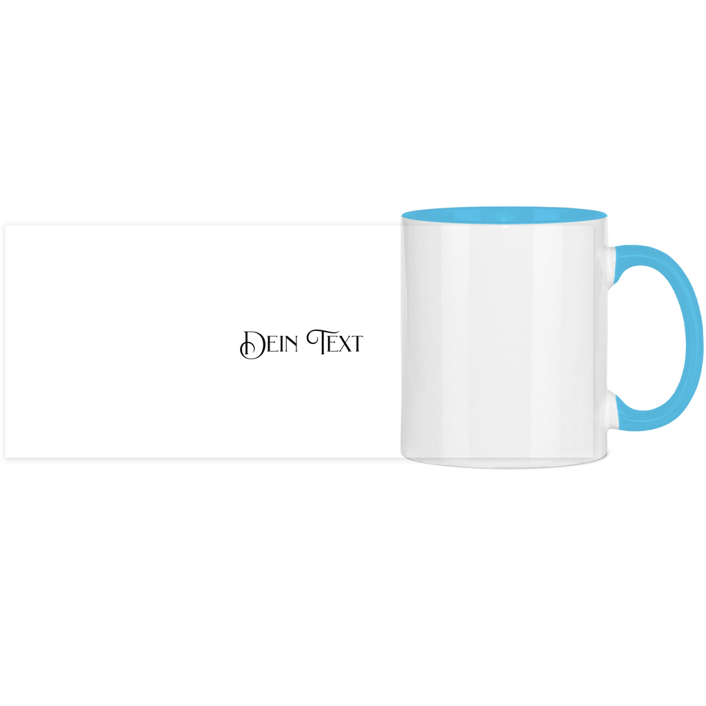 Panorama Tasse zweifarbig