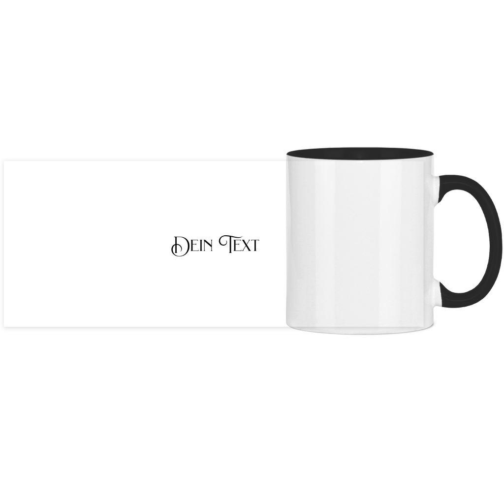 Panorama Tasse zweifarbig