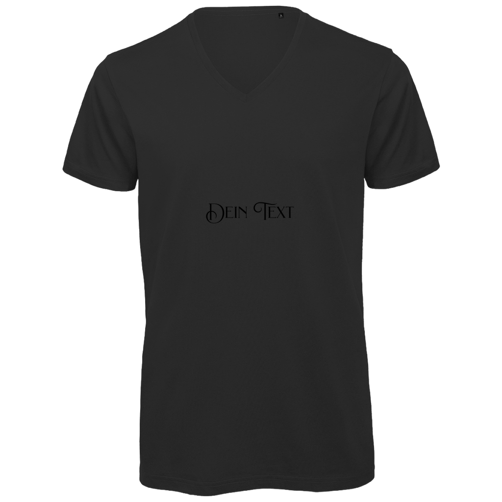 Herren Premium Bio V-Neck T-Shirt .