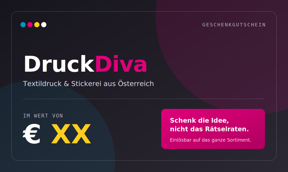 Gutscheinkarte bei Druckdiva